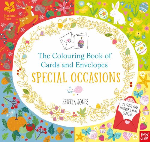 National Trust: The Colouring Book of Cards and Envelopes: Special Occasions - Colouring Books of Cards and Envelopes (Paperback)
