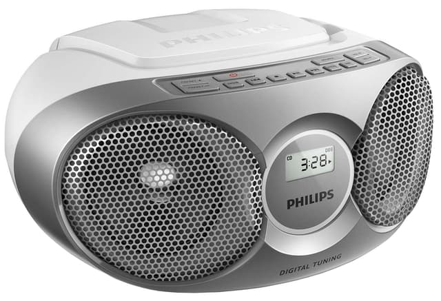 Philips CD-afspiller/FM radio AZ215S/12 (sølv)