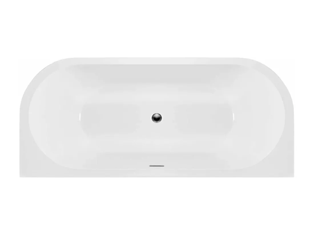 Baignoire Acrylique Murale Rea Capri 170Cm White