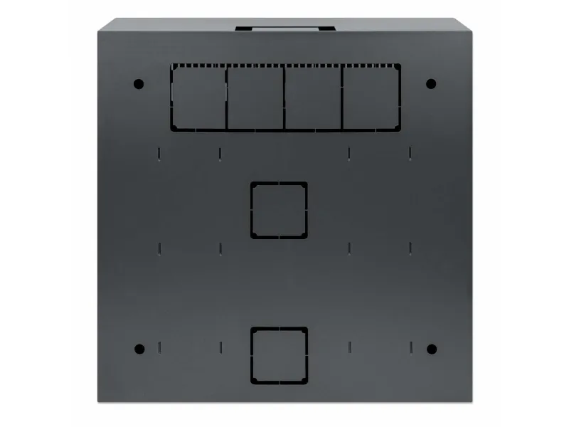 Intellinet 713689, Vægmonteret stativ, 2U/4U, 60 kg, Nøglelås, 8,5 kg, Sort