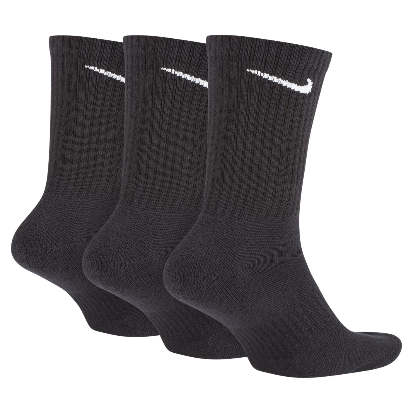Nike Everyday Cushioned Sportsokken 3 Pack Zwart