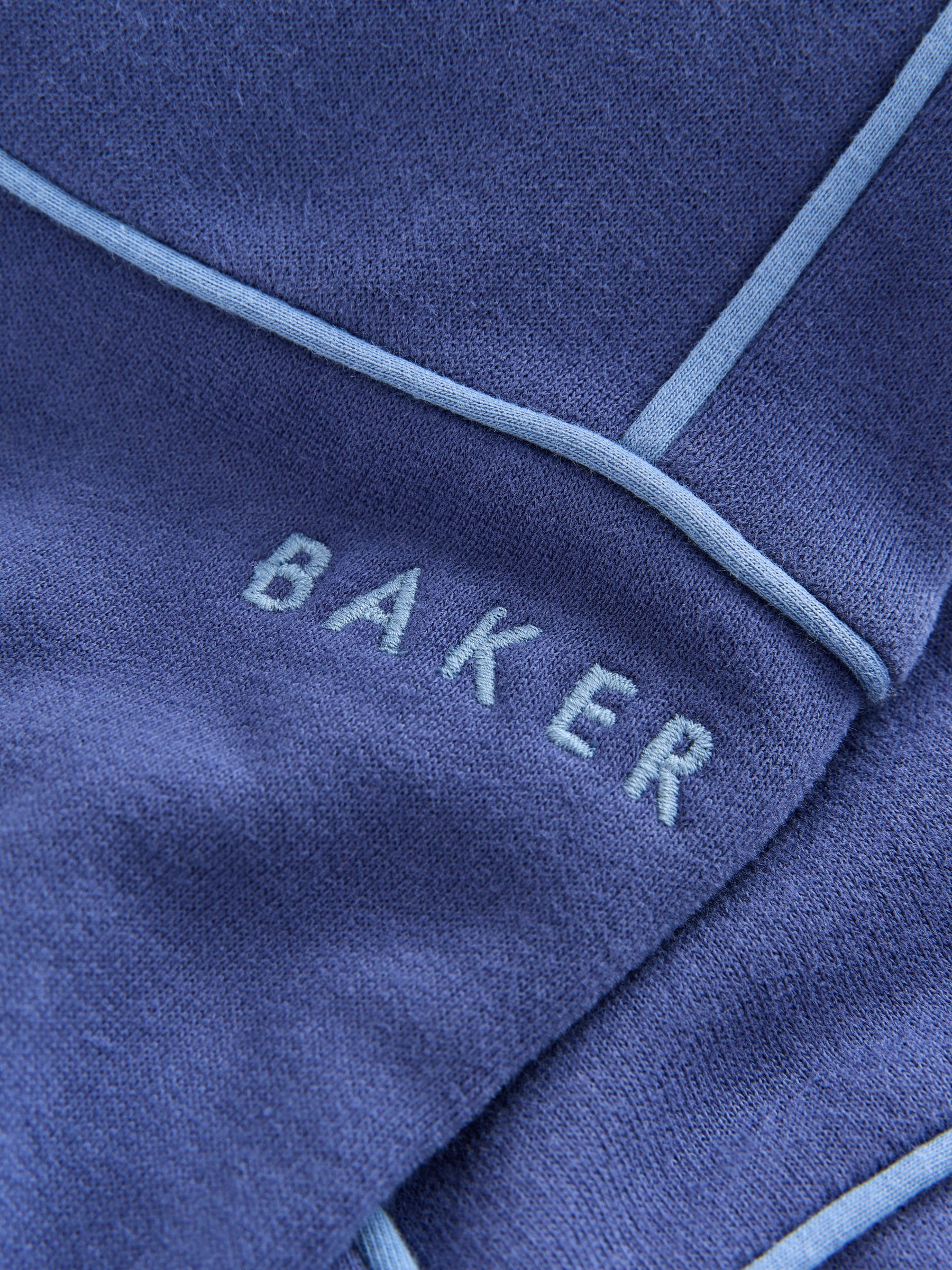 Kobaltblauw - Baker by Ted Baker Oversized Piped Hoodie and Joggers Set