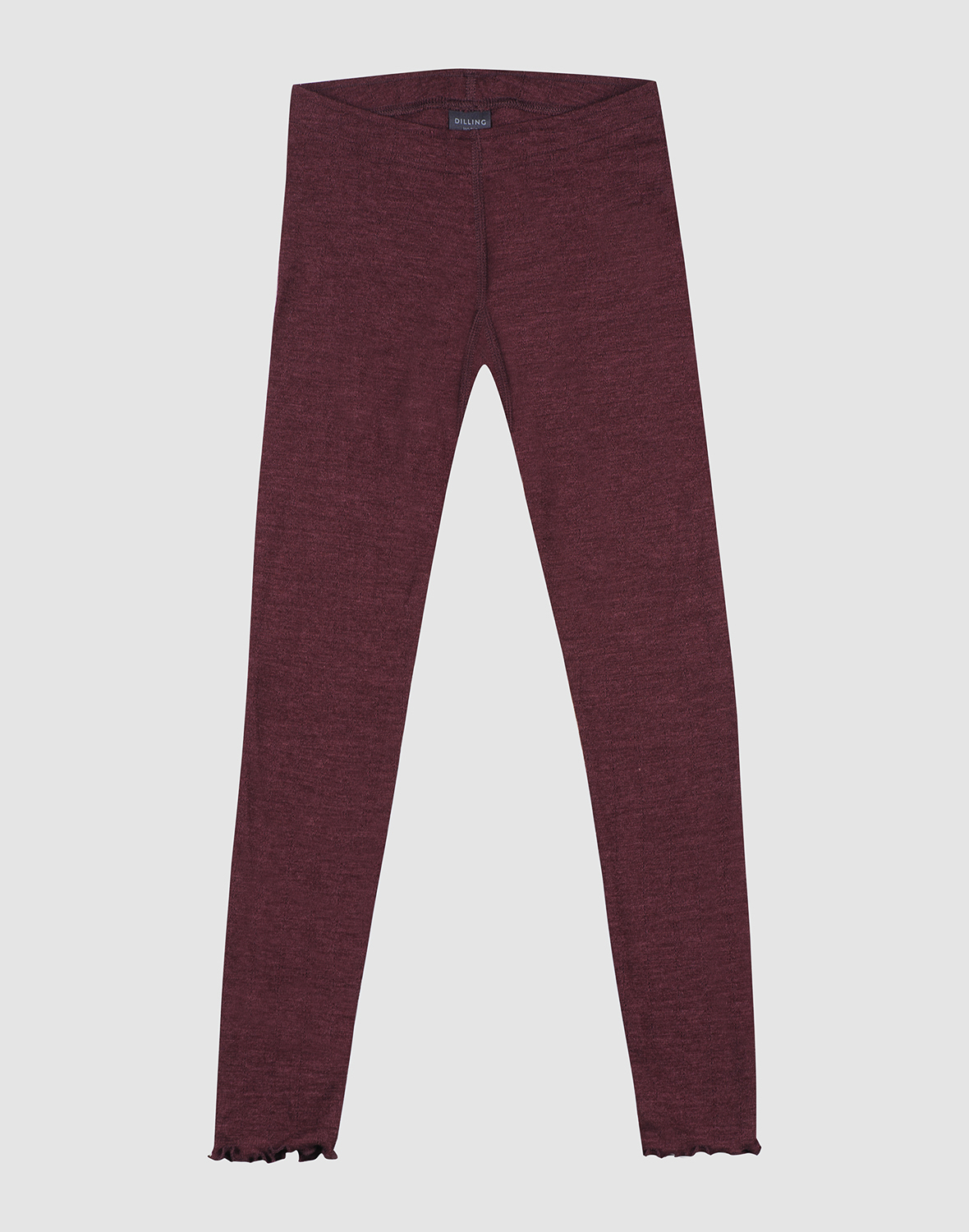 Pointelle legging van merinowol/zijde voor kinderen