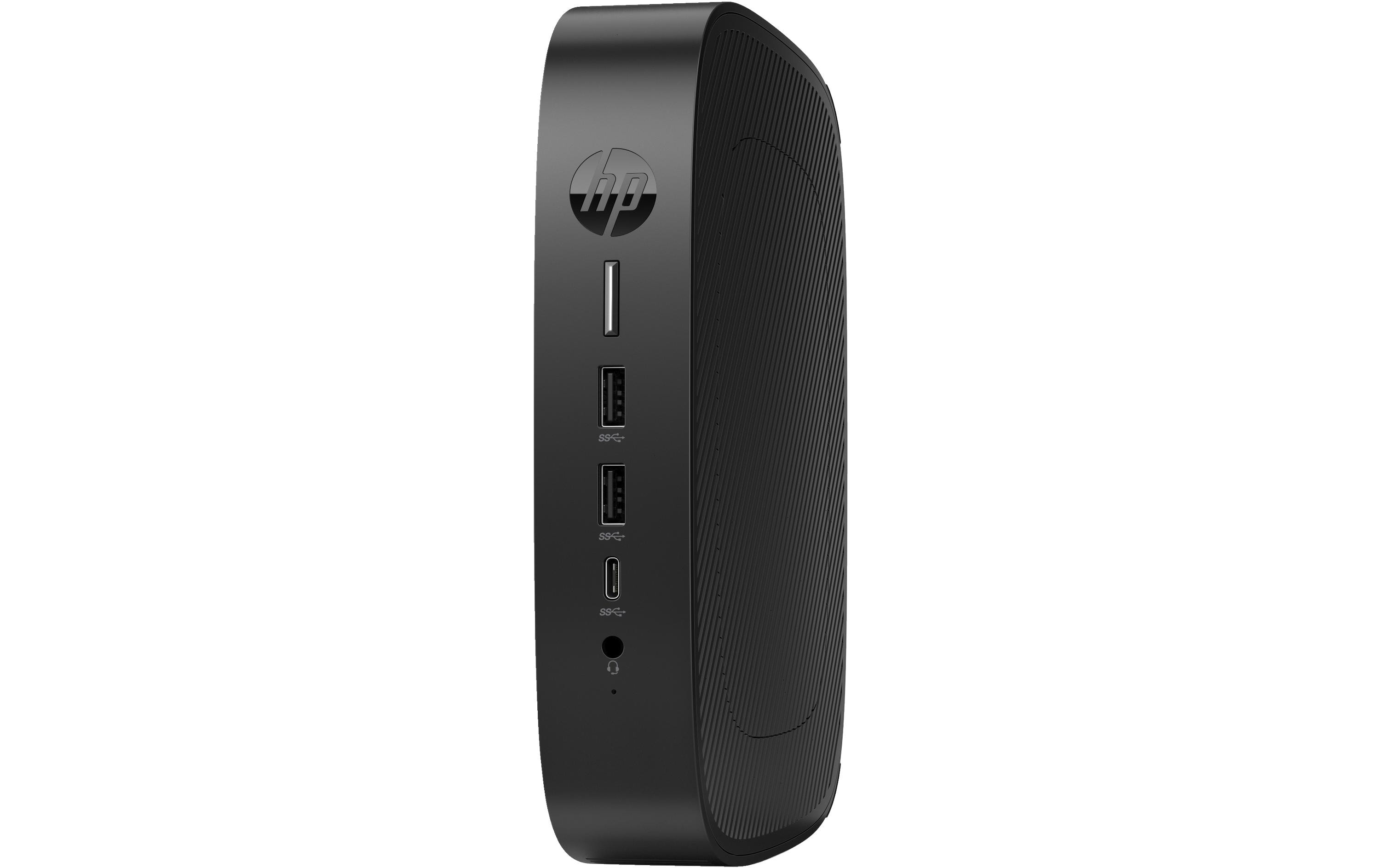 Thin Client t655 5H0J8EA AMD Ryzen R2314 (Embedded)<br>Thin-Client im winzigen USFF-Gehäuse für virtuelle Desktop-Lösungen mit vielen Sicherheitsfeatures