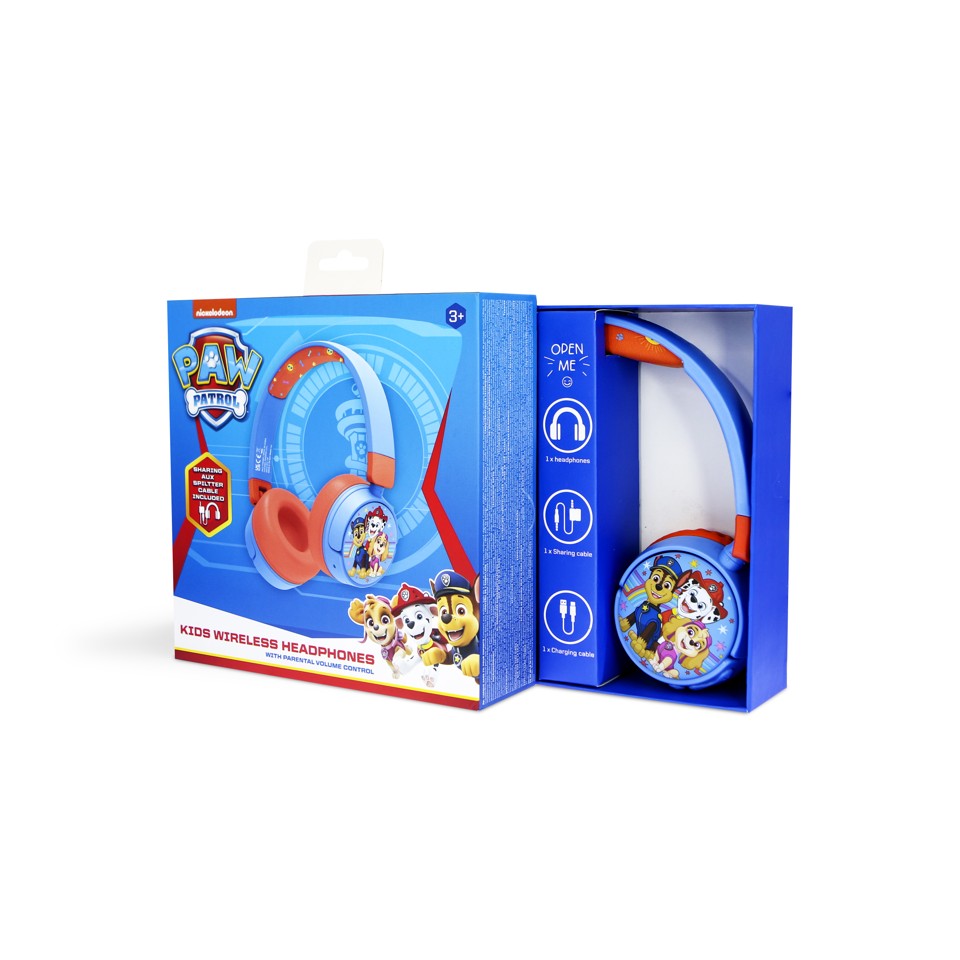 OTL - Bluetooth Hovedtelefoner m/Voksen Kontrol - Paw Patrol
