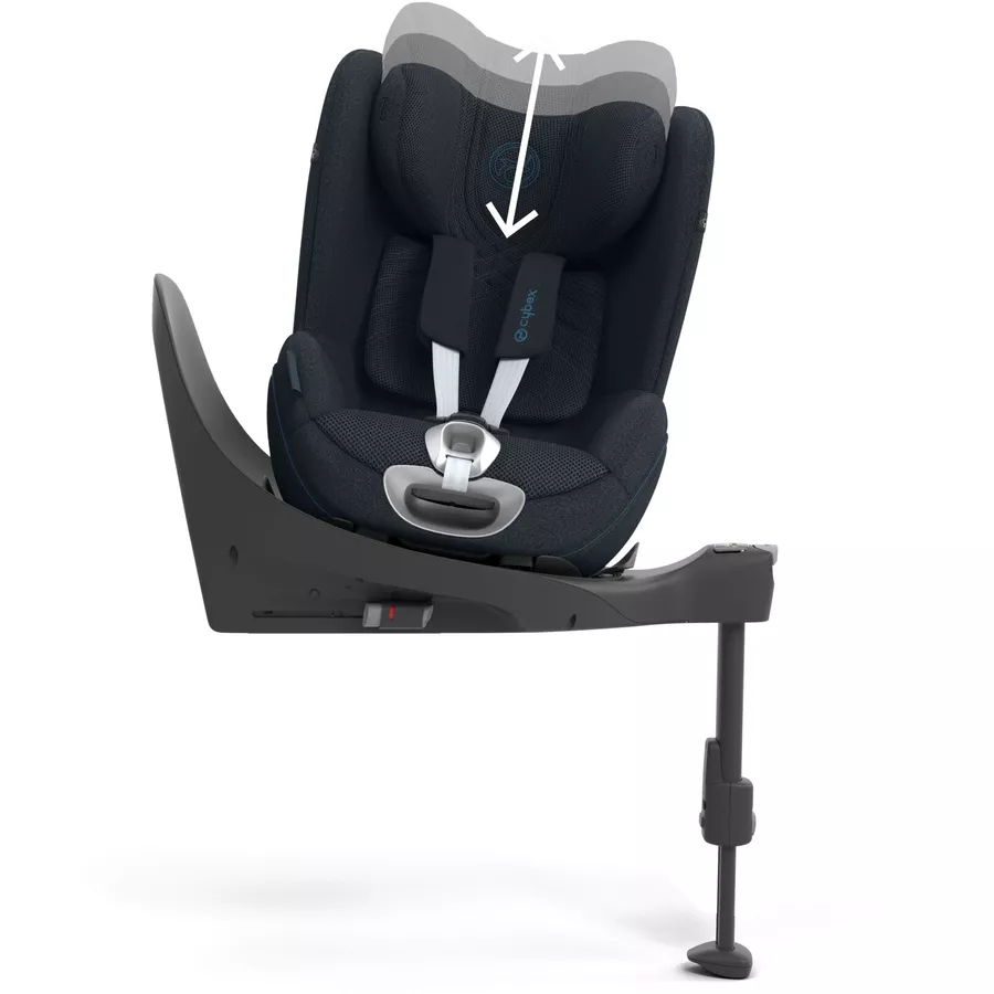 cybex PLATINUM Reboarder Sirona T I-Size Nautical Blue Plus mit Basisstation Base T