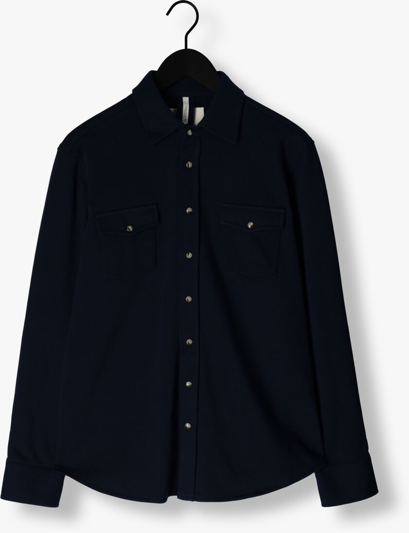 PROFUOMO donkerblauwe profuomo overshirt ppuf10004
