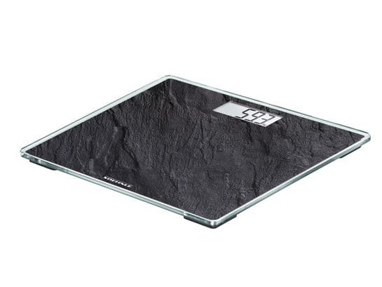Soehnle Style Sense Compact 300, Elektronisk personvekt, 180 kg, 100 g, Sort, Sølv, kg, lb, ST, firkant
