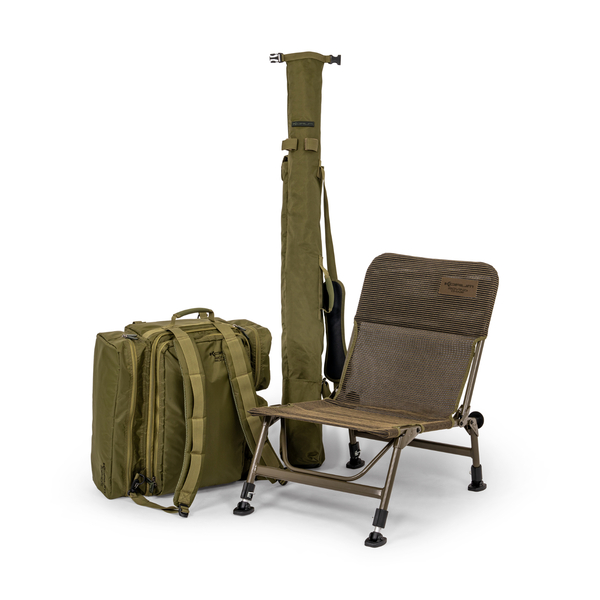 Kit nomade Korum Progress (chaise   sac à dos   fourreau)