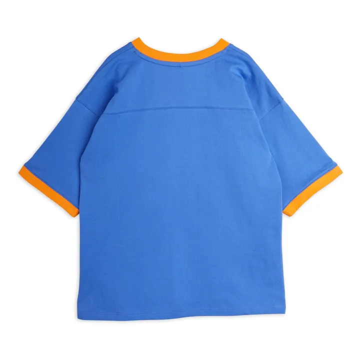 Mini Rodini T-Shirt Coupe Ample Ecureuil Coton Bio | Bleu