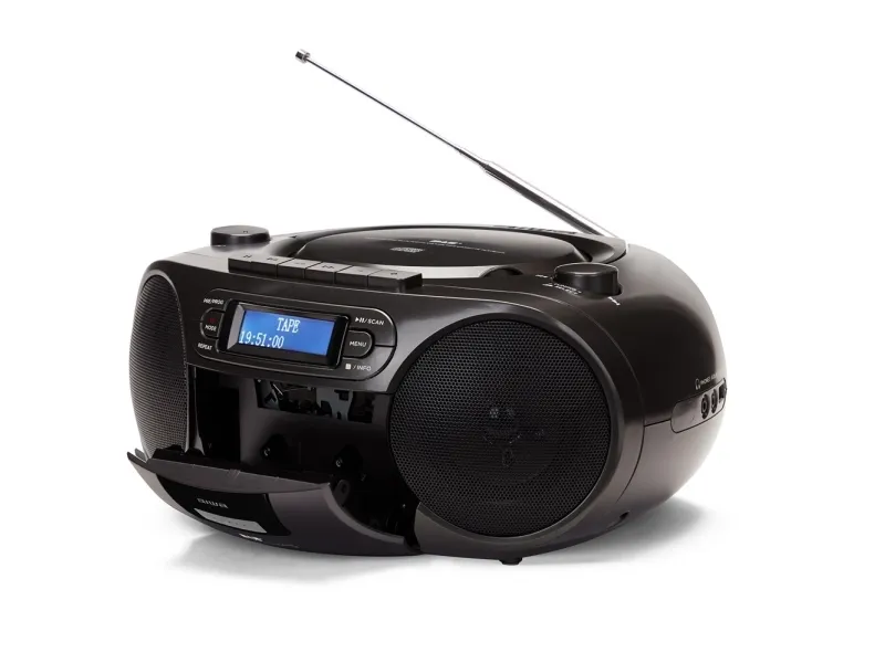 AIWA BBTC-660DAB - Boombox - 4 Watt - sort
