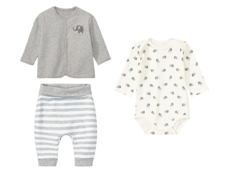 Baby meisjes / jongens cadeauset, met bio-katoen