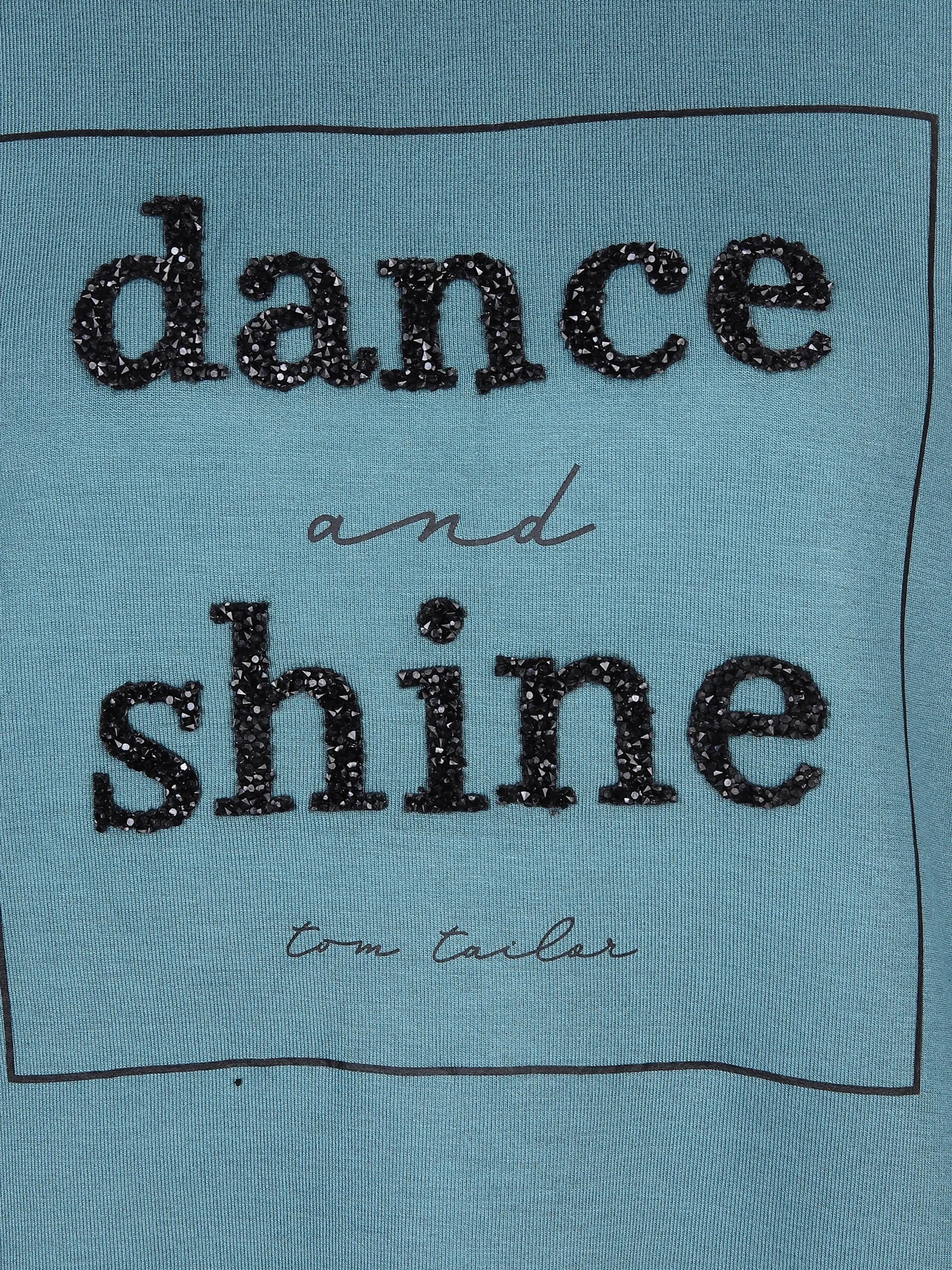 Damen Sweatshirt mit Glitter Print