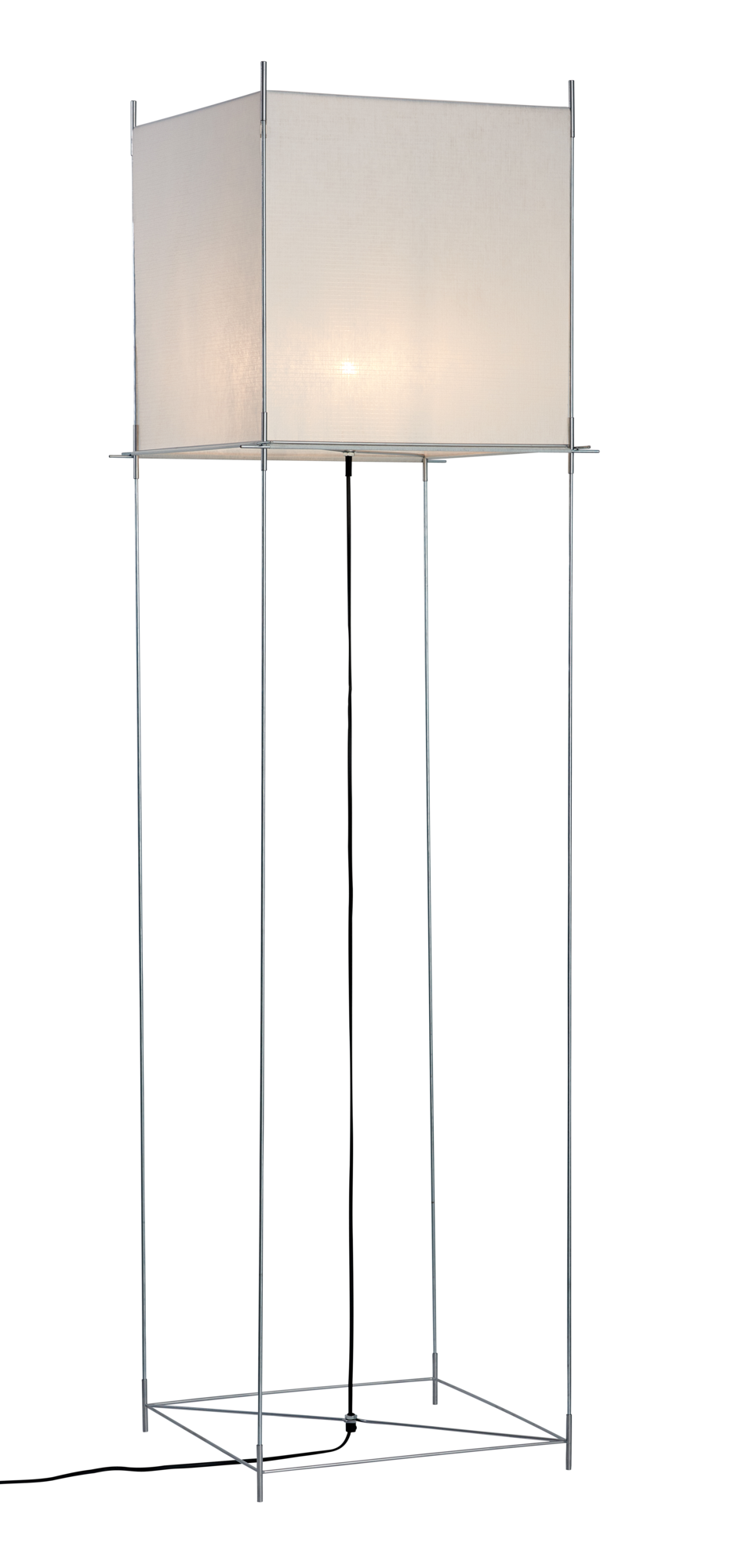 Vloerlamp Lotek Classic 4 hoogtes steel
