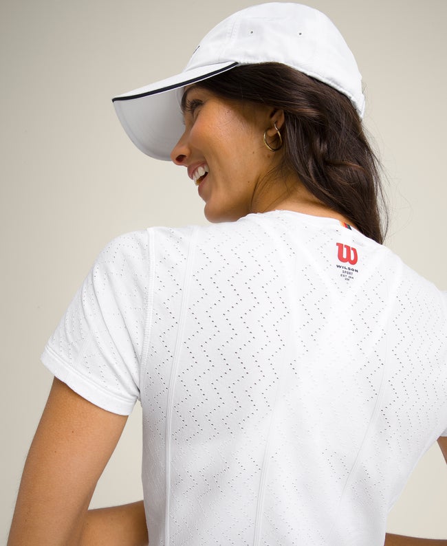 Center Court Pointelle T-Shirt