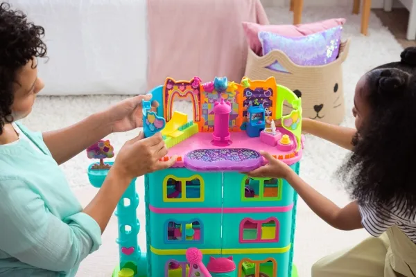 Gabby's Dollhouse Rooftop Roller Party Playset