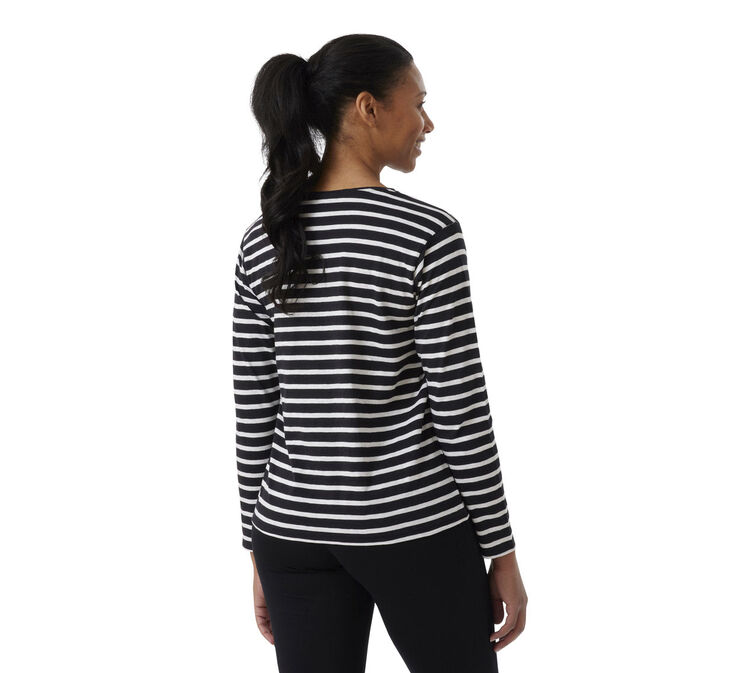 Firefly Ronja Tripe L/S T-shirt Sort