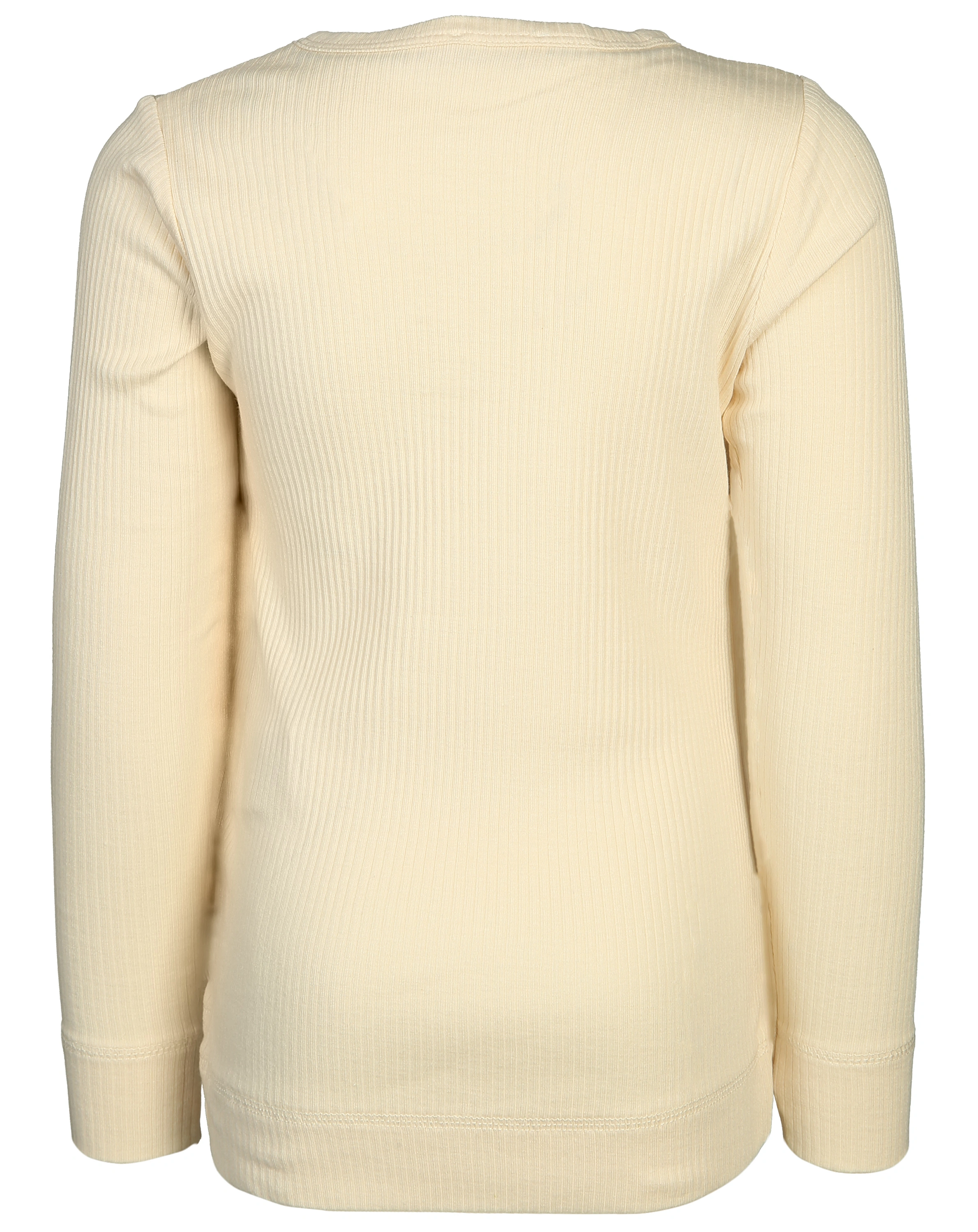 Langarmshirt HENLEY RIB in offwhite