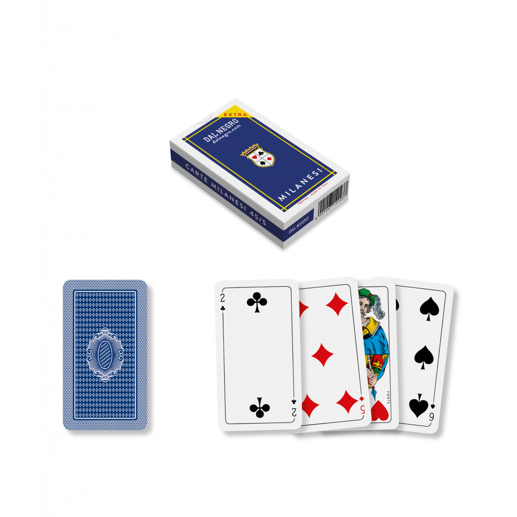 Jeu de 40 cartes italiennes - scopa - Milanaise