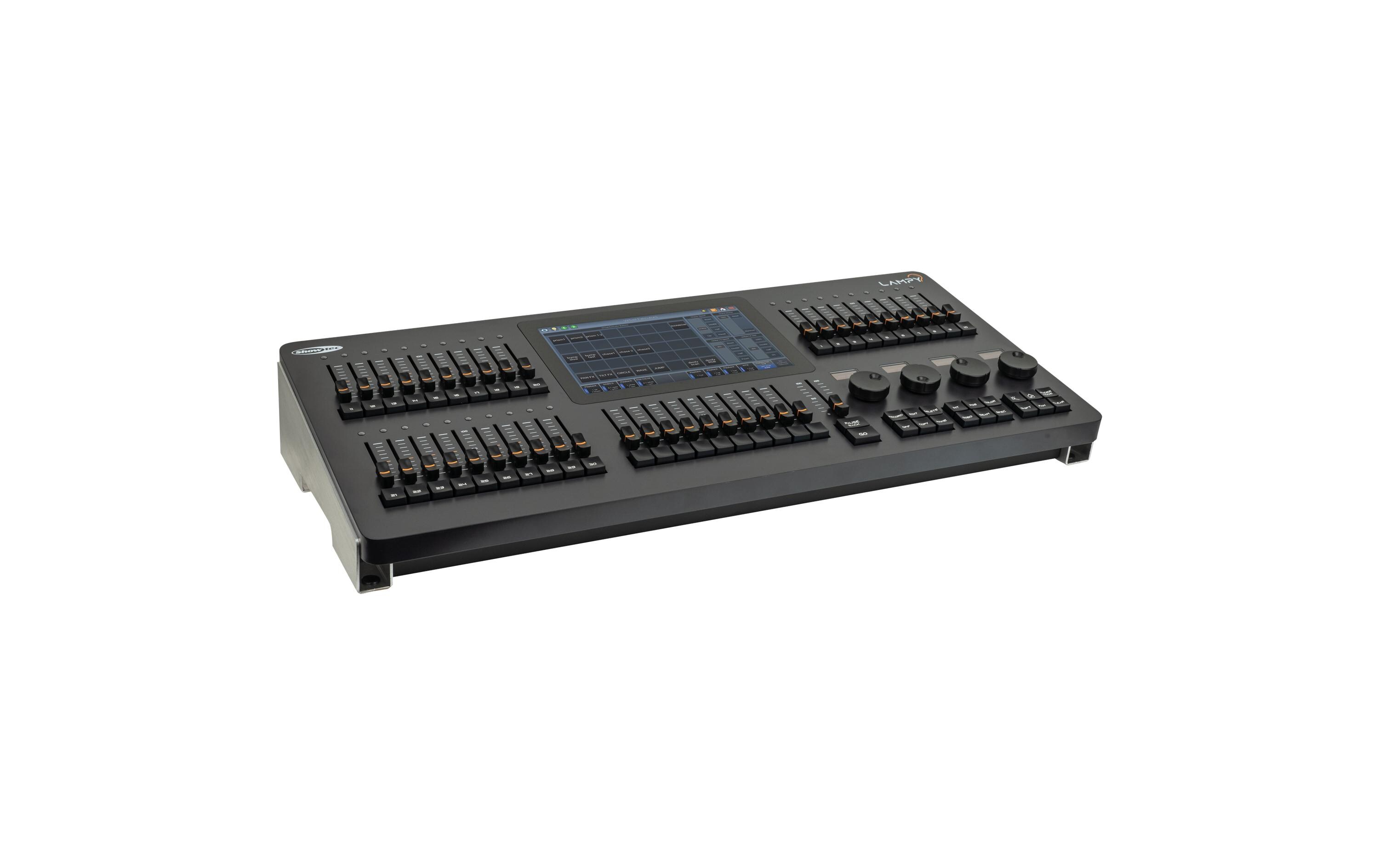 Lichtsteuerung LAMPY 40 2U<br>Voll ausgestattete 1024-Kanal-2-Universum-DMX-Konsole