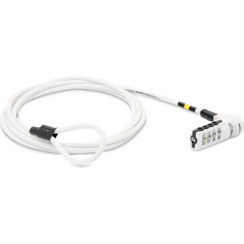 Mobilis 001254 câble antivol Blanc 1,8 m