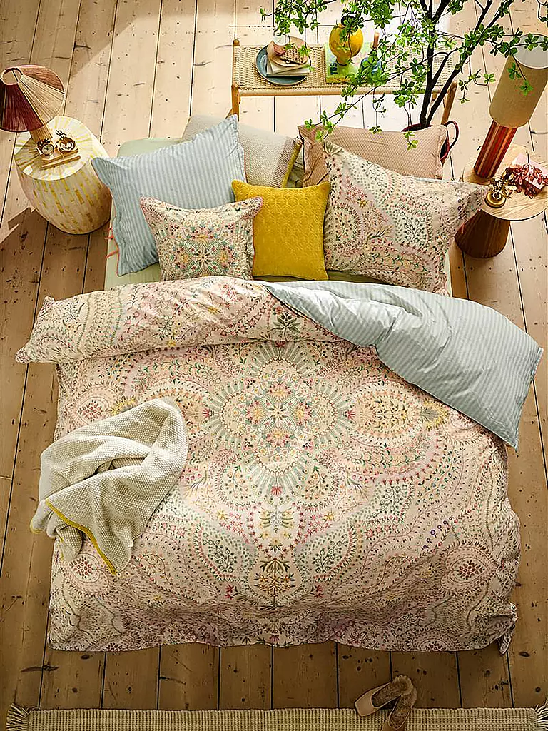 PIP STUDIO Perkal Bettwäsche ALFOMBRA 70x90cm/140x200cm Sand beige