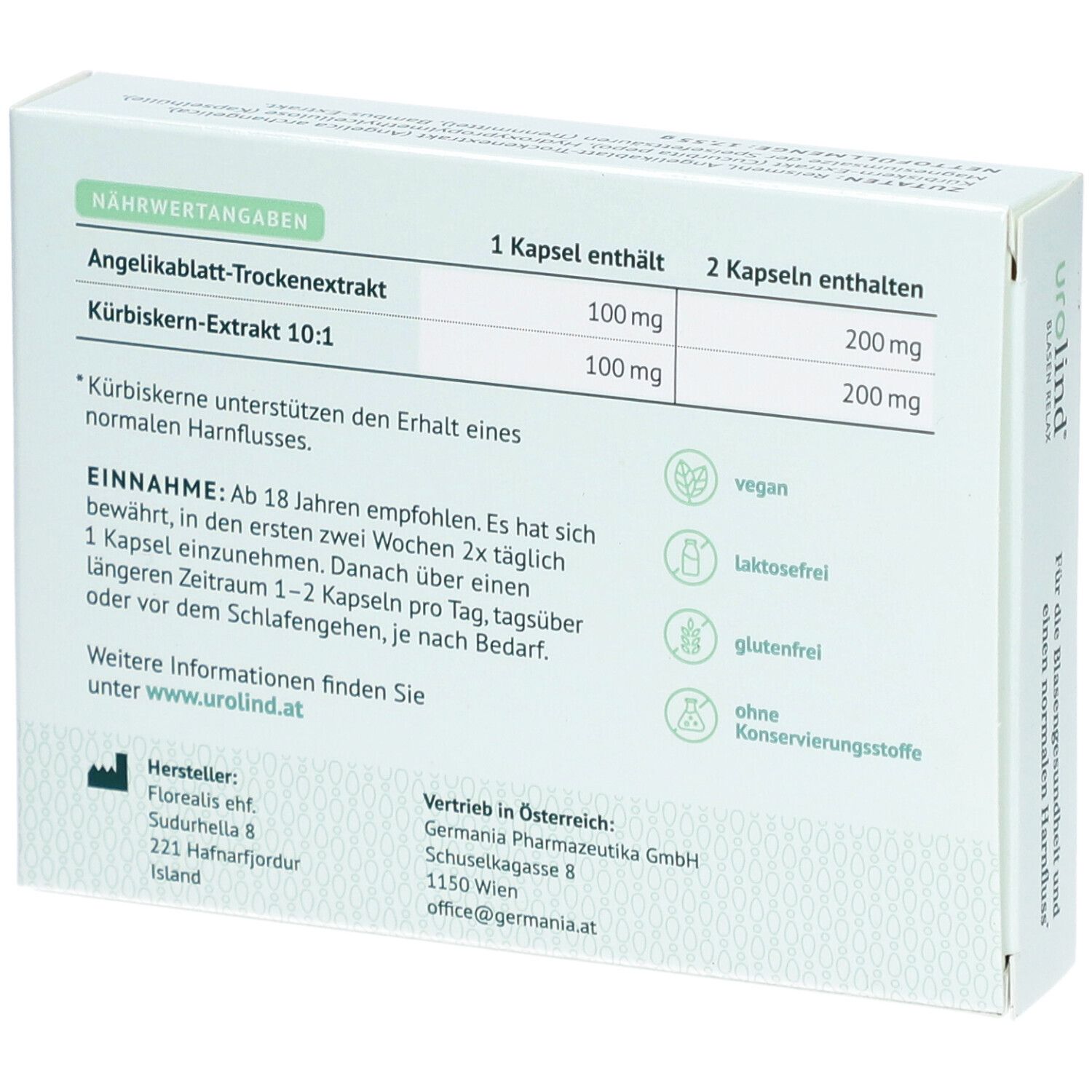 Urolind® Blasen Relax Kapseln