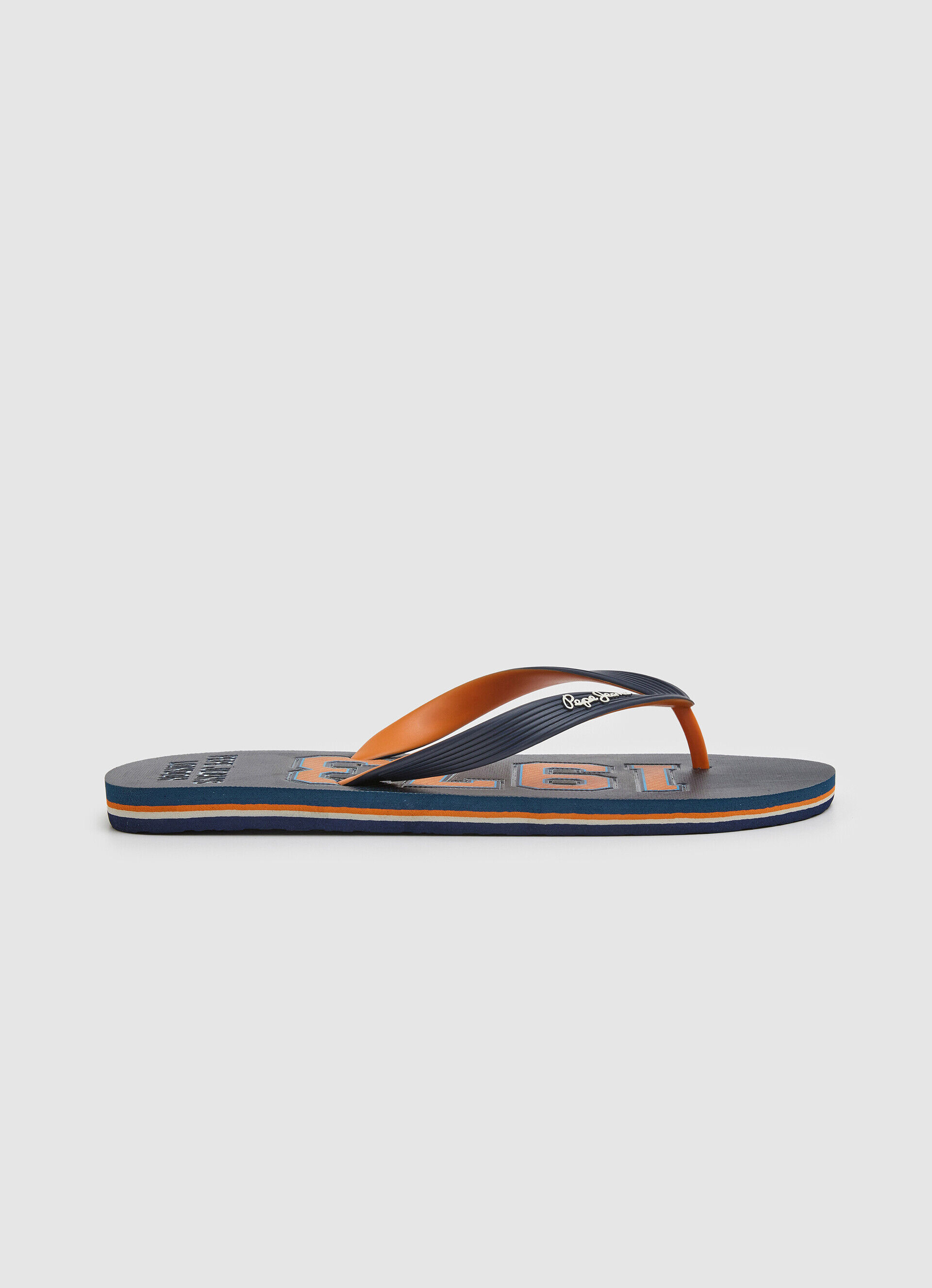 Chinelo de praia havaiano 1973 - azul marinho