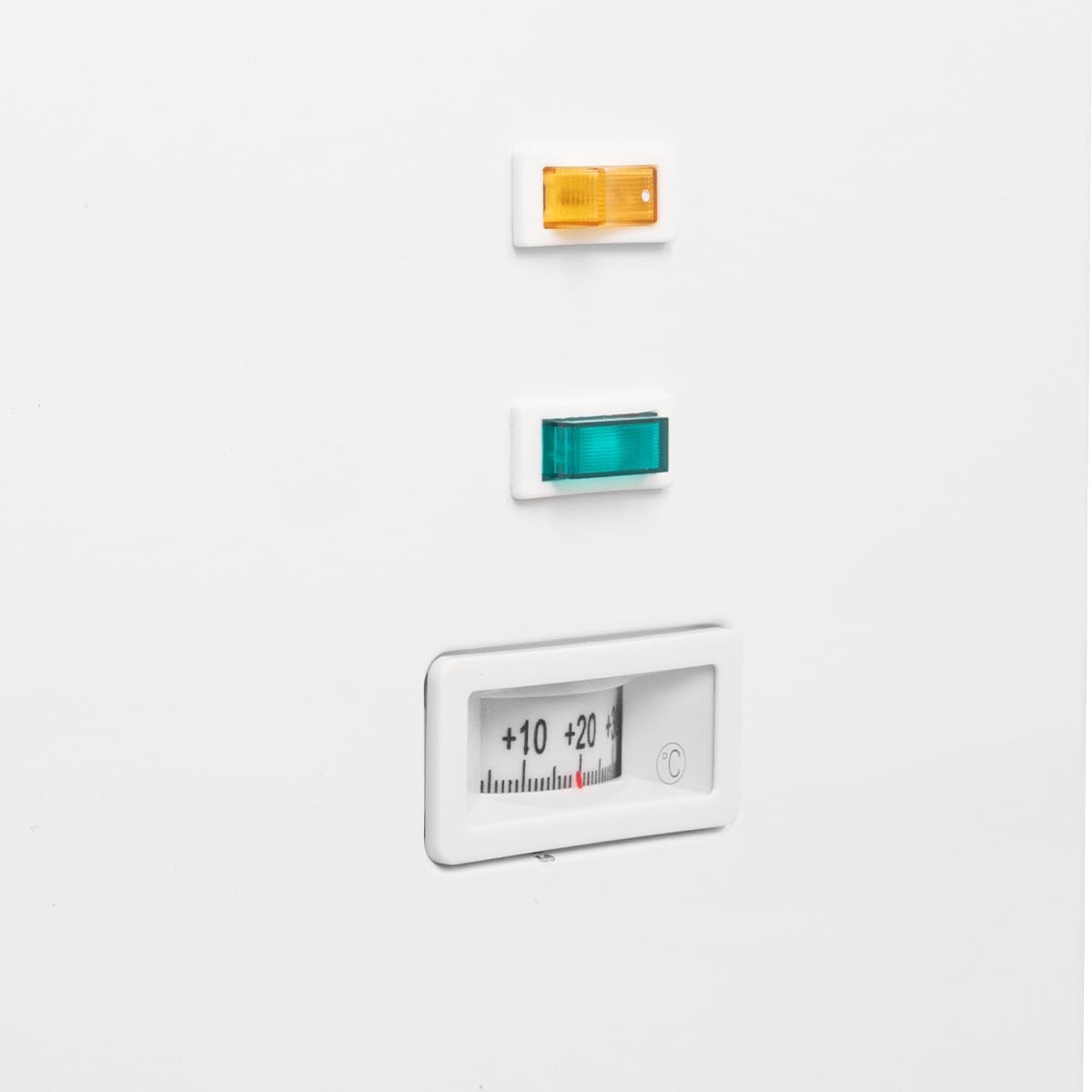 Gefriertruhe ECO 350 I Tiefkühltruhe groß 273L I Kühltruhe abschließbar I Gefriergerät mit Glasschiebedeckel I -18°C bis -22°C