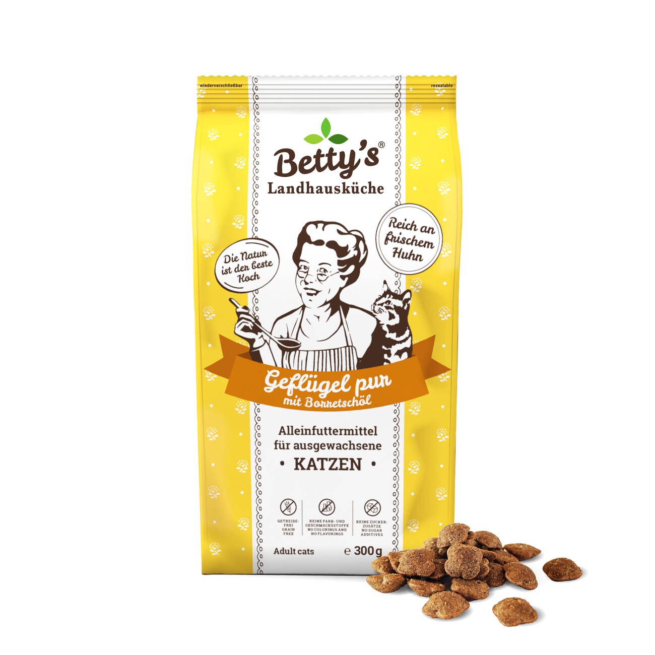 Betty's Landhausküche Trockenfutter Geflügel pur 300 g