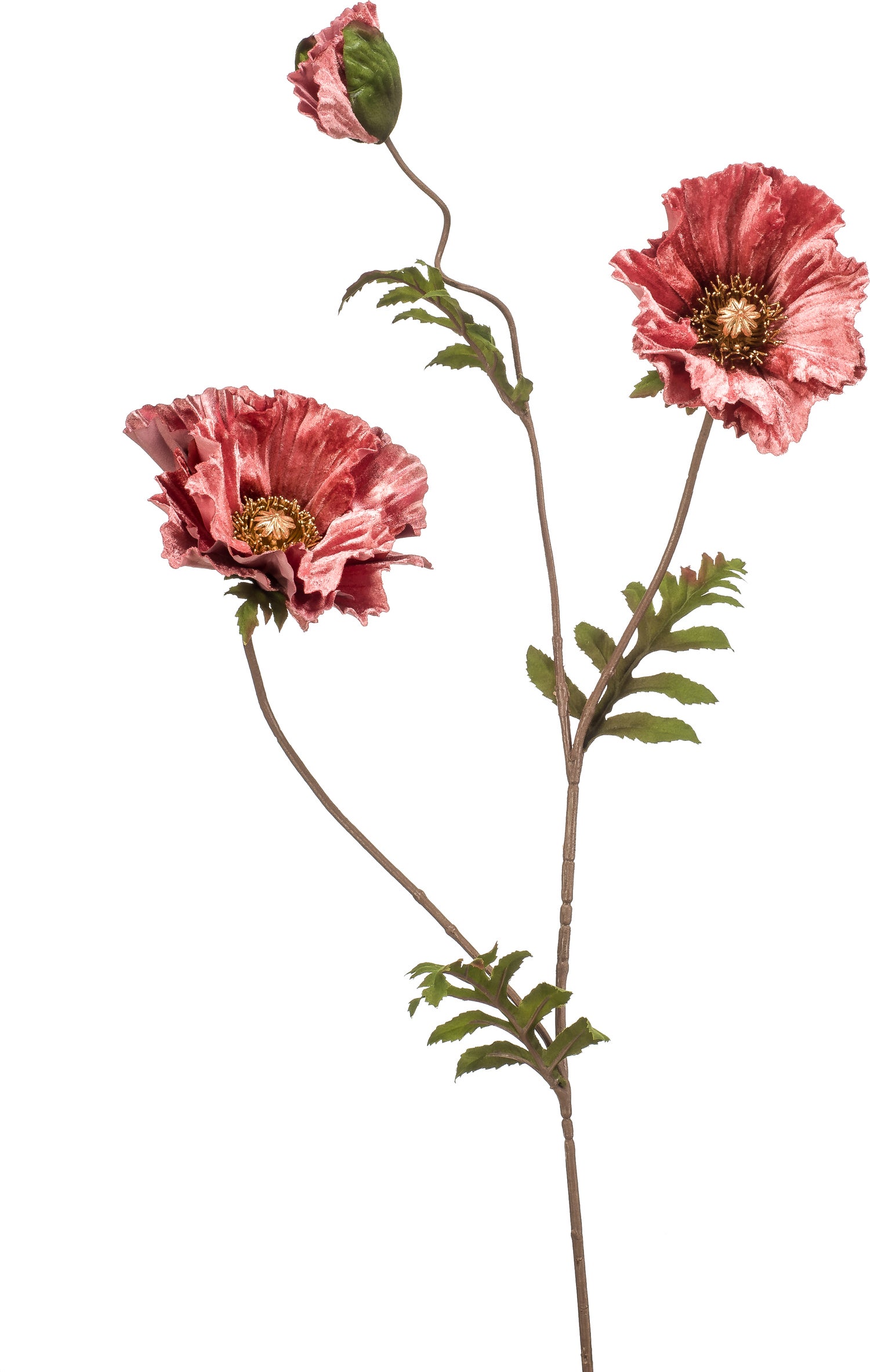 Emerald kunstbloem Papaver roze 87 cm