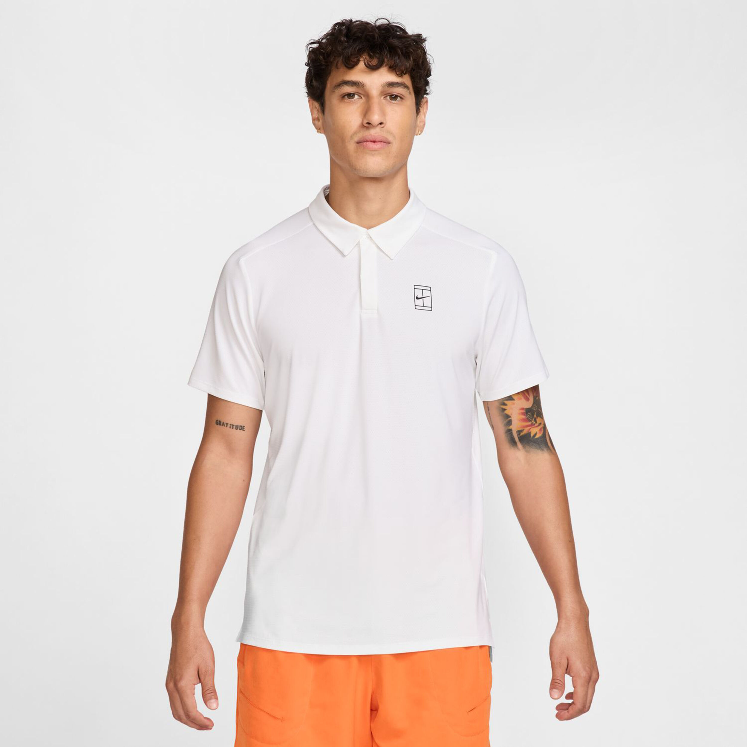 Nike Court Dri-Fit Advantage Polo Hommes - Blanc
