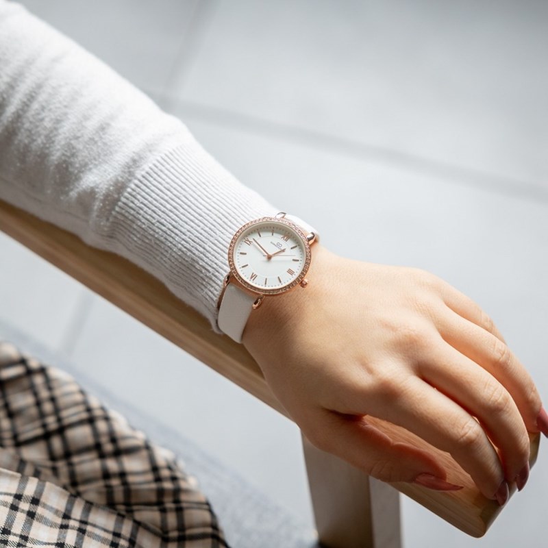 Montre pour Femme Blanc GIORGIO