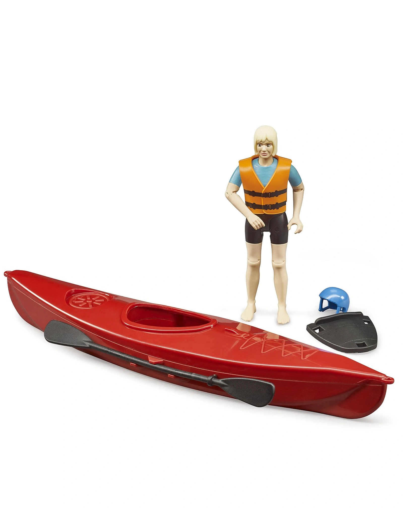 Bruder 63155 bworld Kajak mit Figur