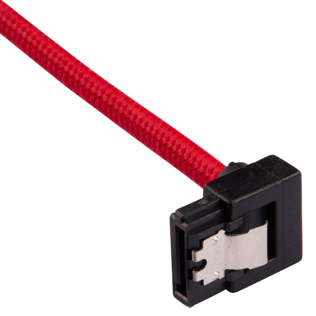 Corsair SATA gainé coudé - 30 cm - rouge