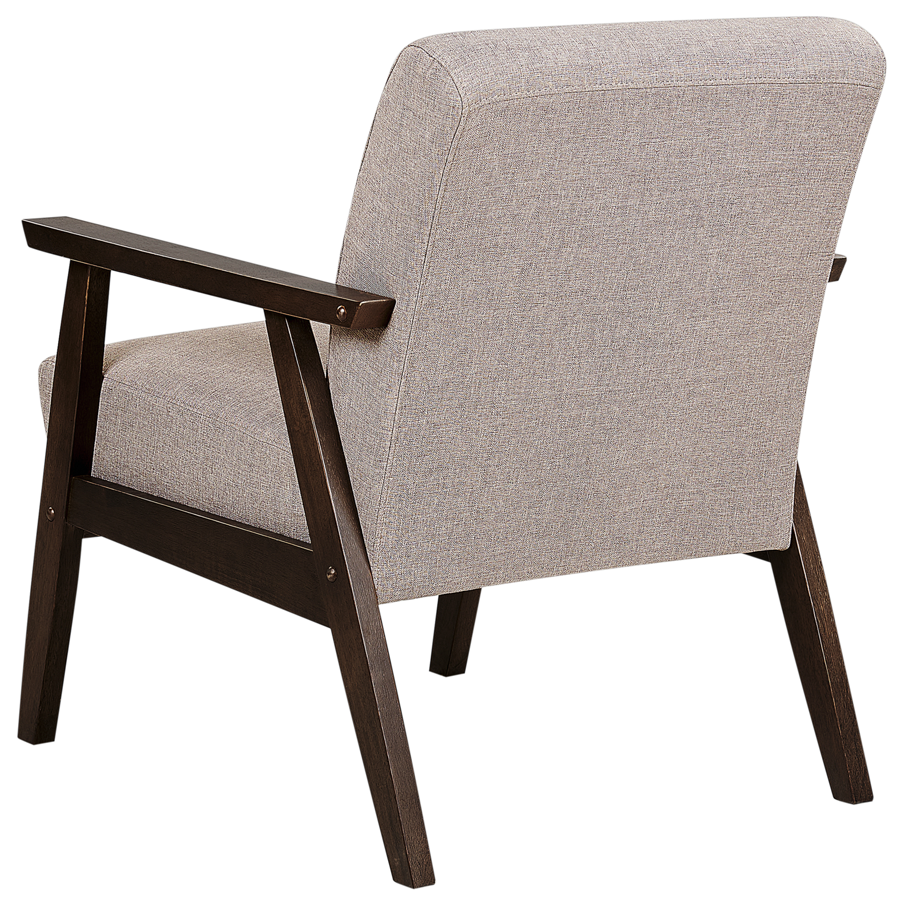 Beliani - ASNES - Fauteuil - Taupe - Polyester
