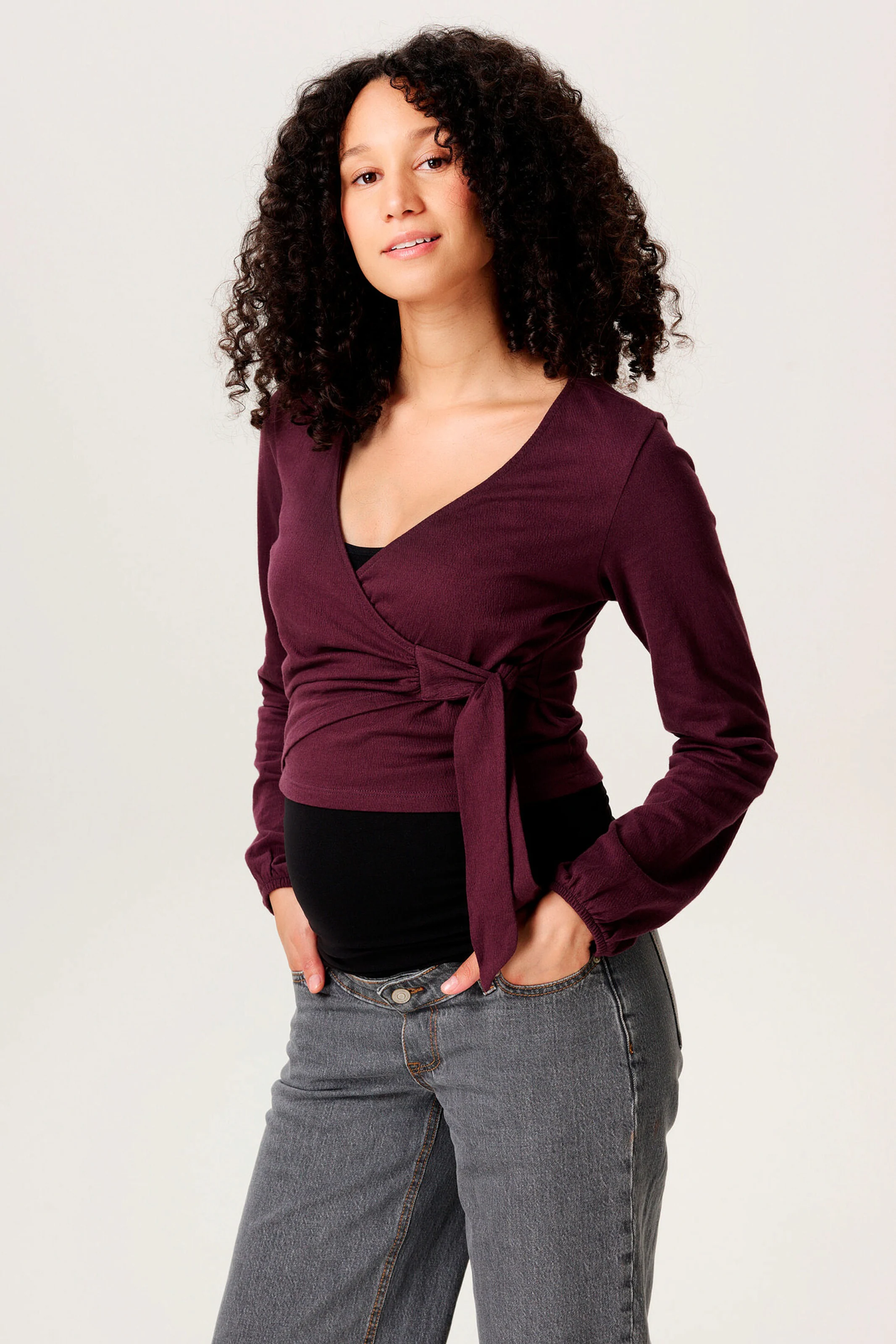 Noppies Maternity Still-Shirt Jah-Nell Plum Perfect