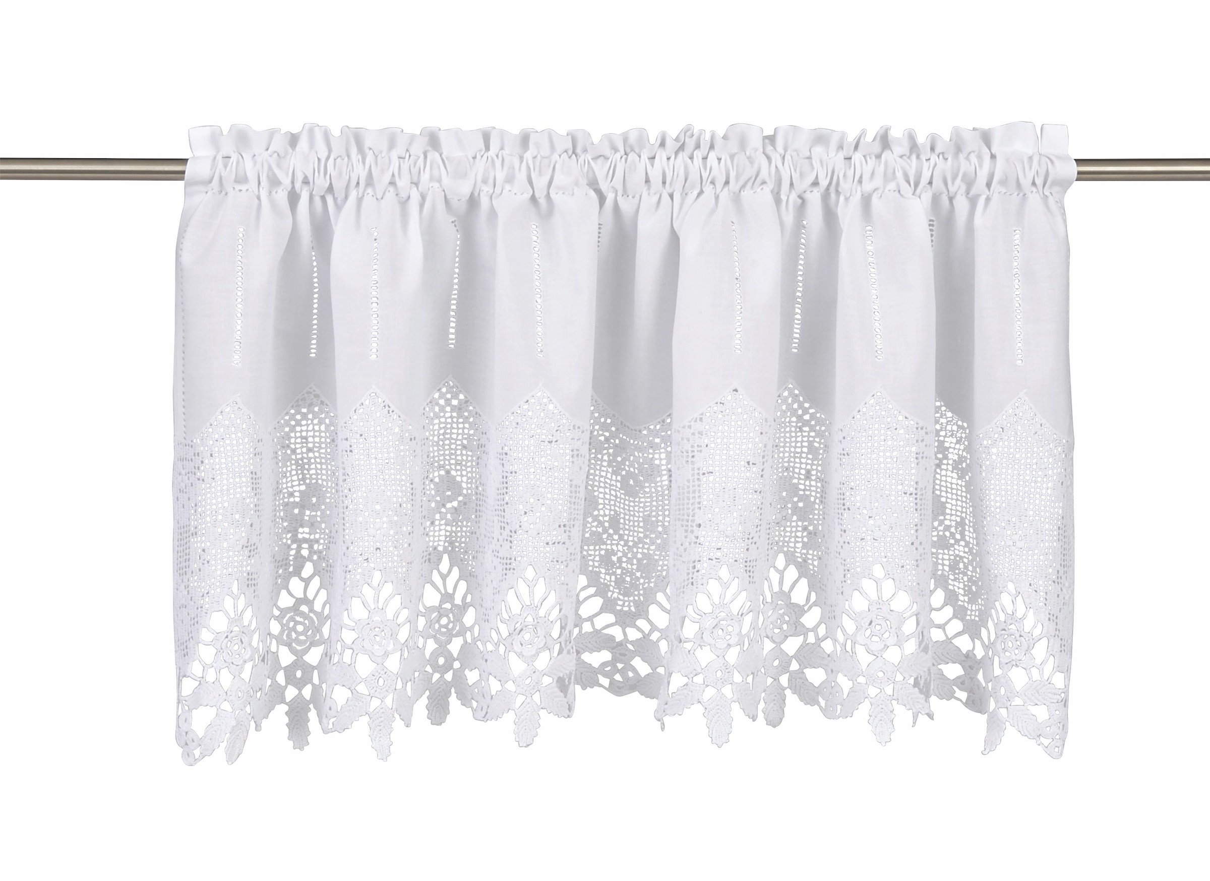 HOSSNER - ART OF HOME DECO Querbehang »Staffelsee« Stangendurchzug 1 Stk. tlg.