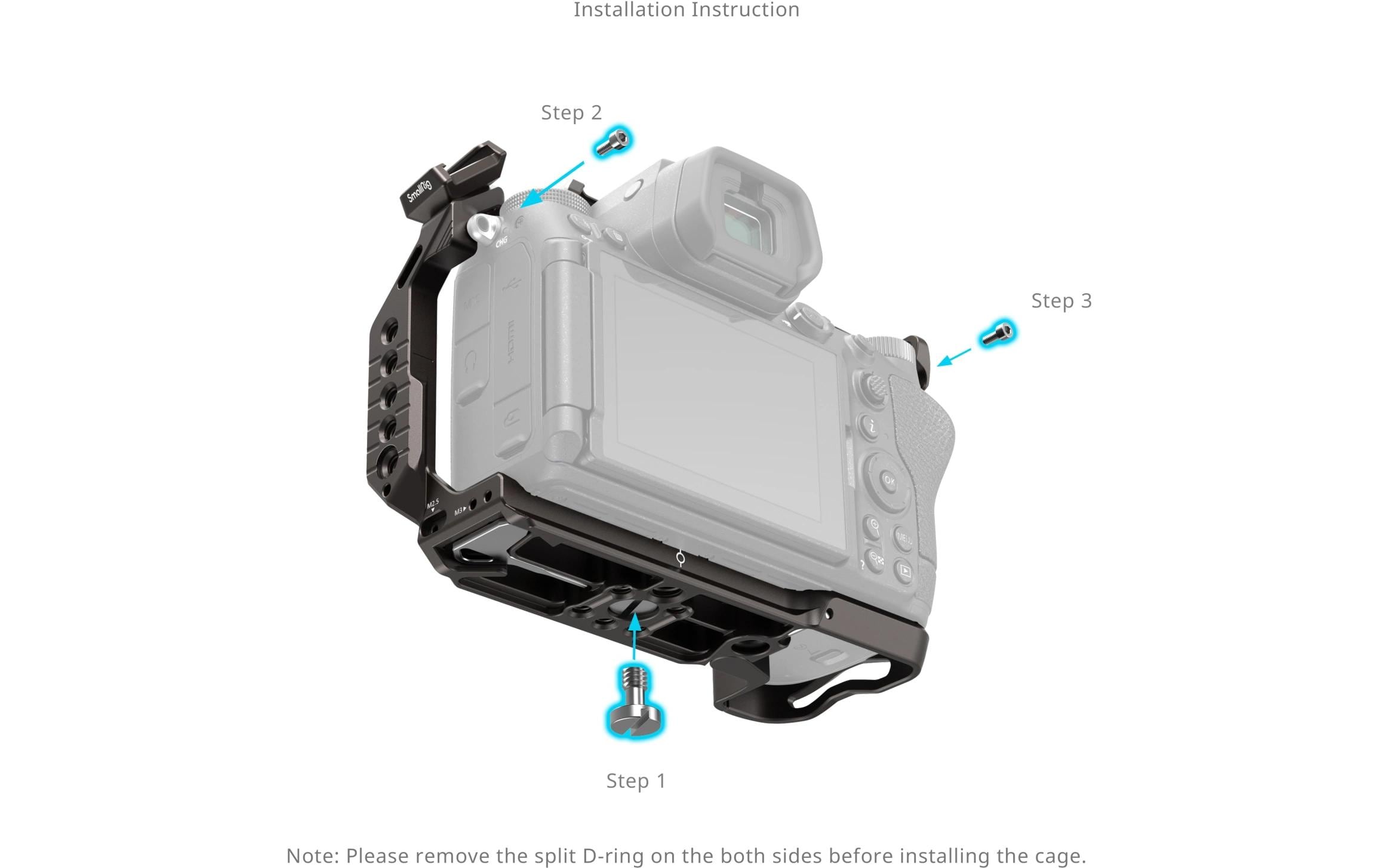 Cage «Night Eagle» für Nikon Z 6III<br>Schützt die Kamera und ermöglicht dennoch den Zugriff auf die Schnittstellen