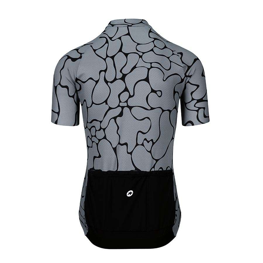 Assos MILLE GT Summer Voganski Fietsshirt Korte Mouwen Grijs/Zwart Heren
