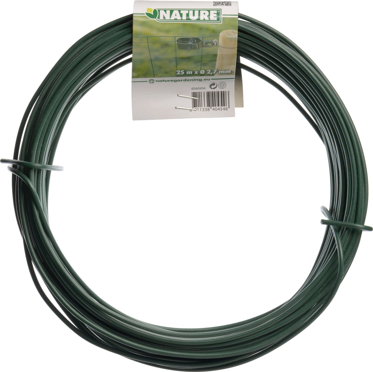 Nature spandraad geplastificeerd D2,7mm x 25m