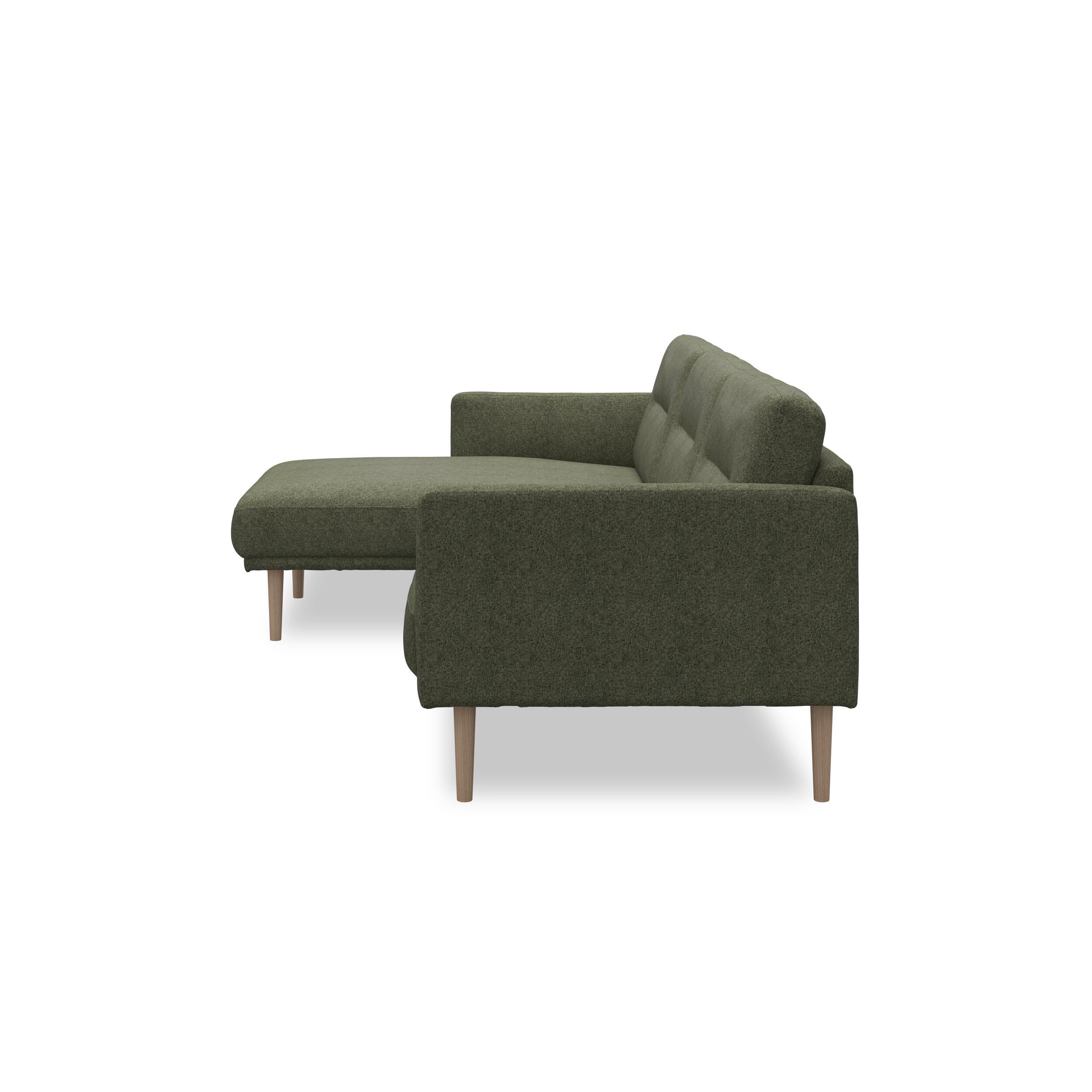 Larvik venstrevendt sofa med chaiselong