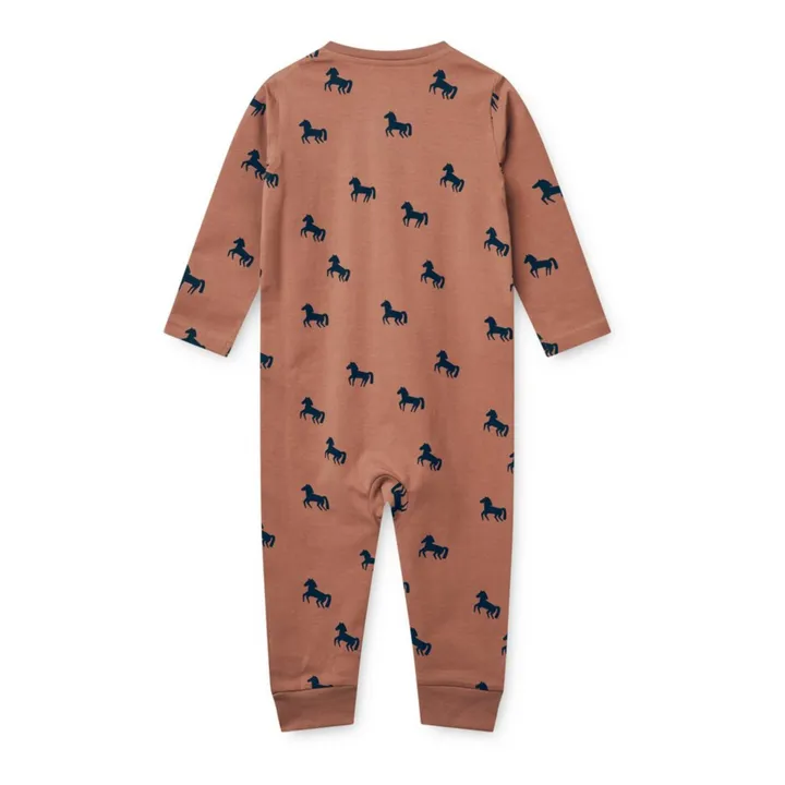Liewood Pyjama Coton Bio Chevaux Birk | Vieux Rose
