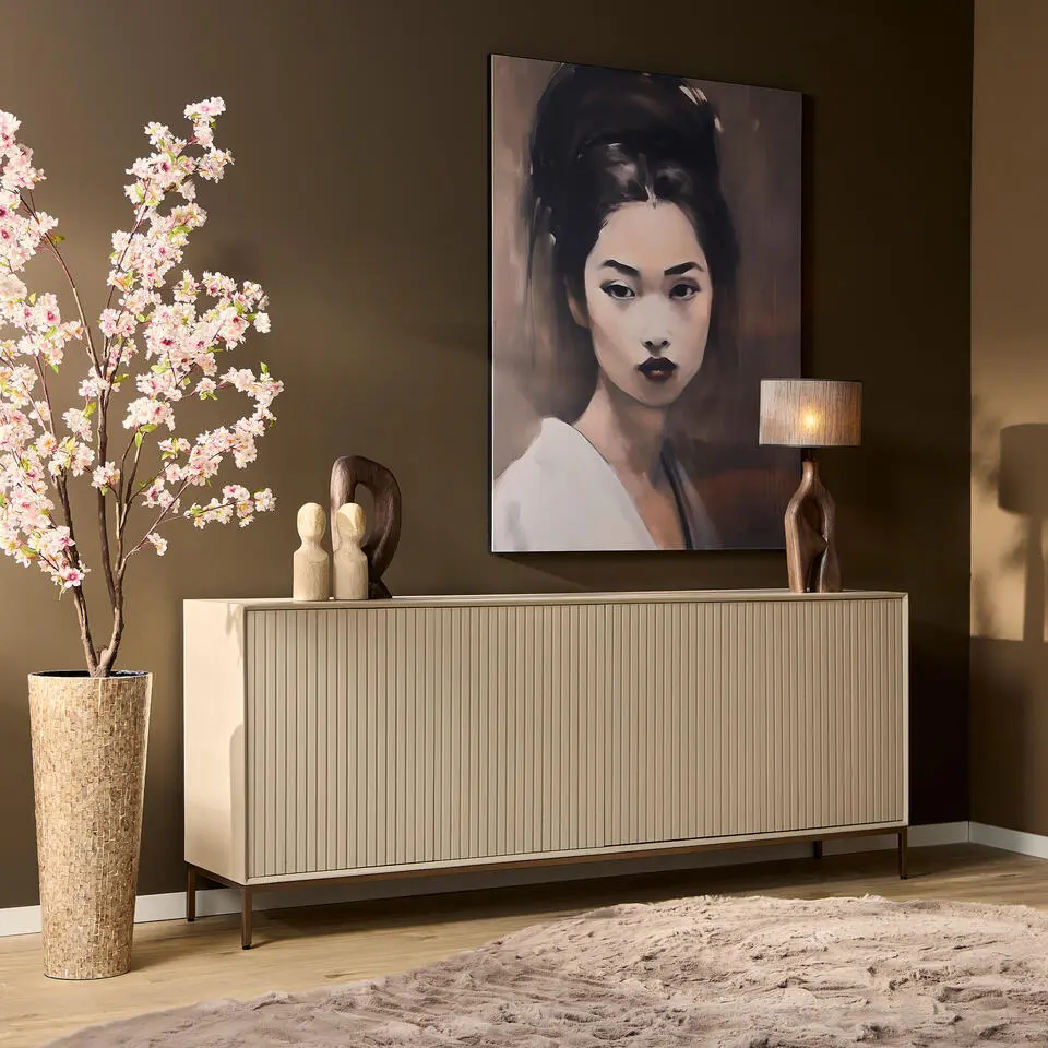 Starfurn - Dressoir Madison - Beige - 45x210x85 cm