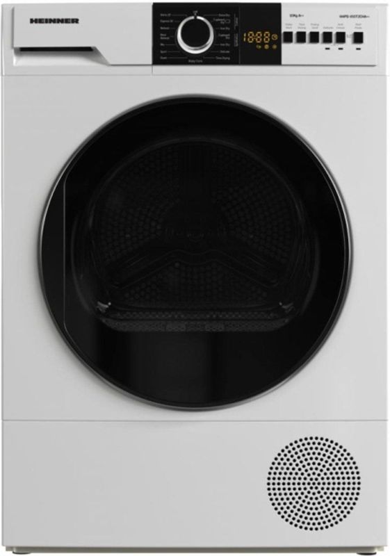 Heinner - HHPD-V10T2CHA++ - Warmtepompdroger - 10 KG - Wasdroger - Wit