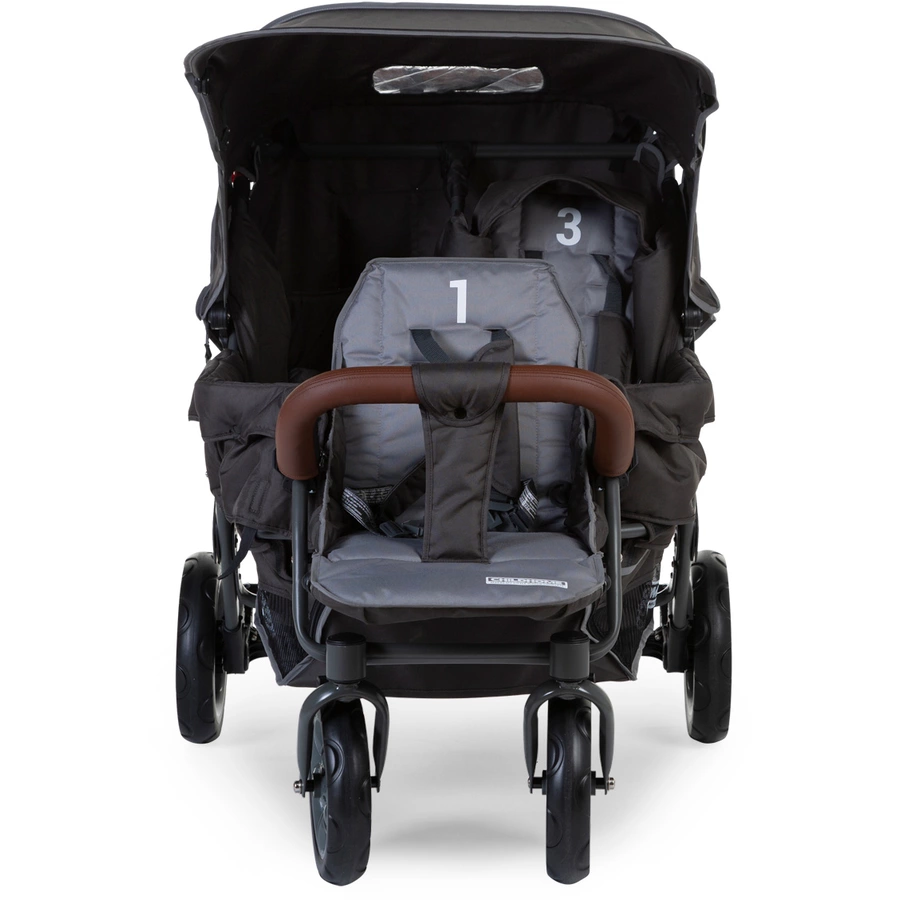 CHILDHOME Drillingssportwagen Triplet Anthrazit