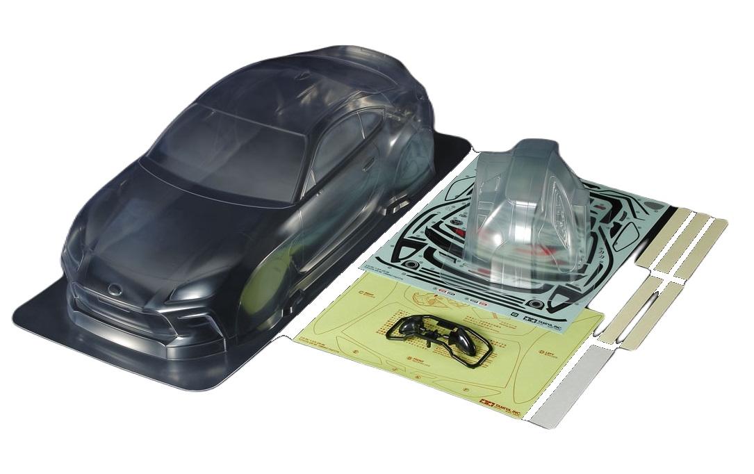 Karosserie Toyota GR 86, unlackiert, 185 mm, 1:10Unlackierte Lexan Karosserie für 185 mm Tourenwagen