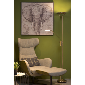 Lucide CHAMPION vloerlamp dimbaar brons