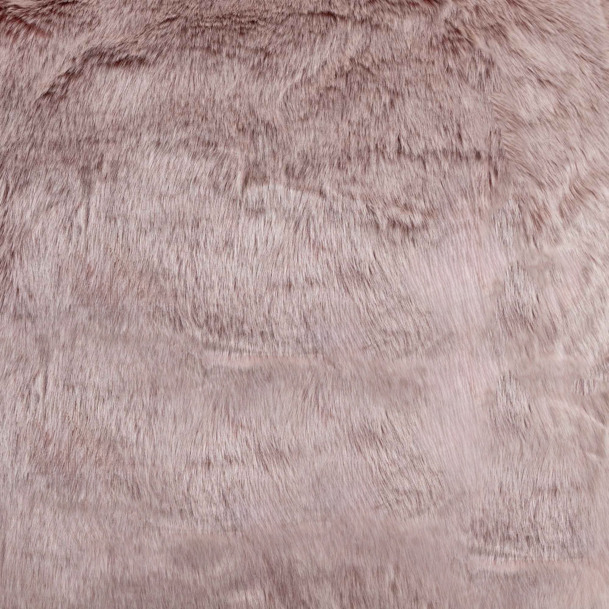 icon Kingston Zitzak - Fluffy Pluche Imitatiebont - Roze