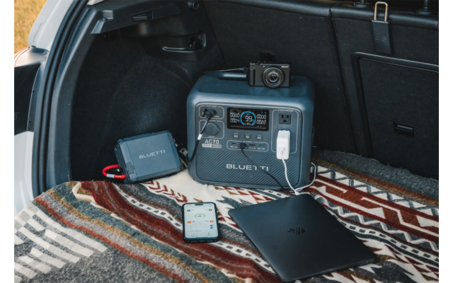 Bluetti Charger 1 für das Laden einer Powerstation während der Fahrt